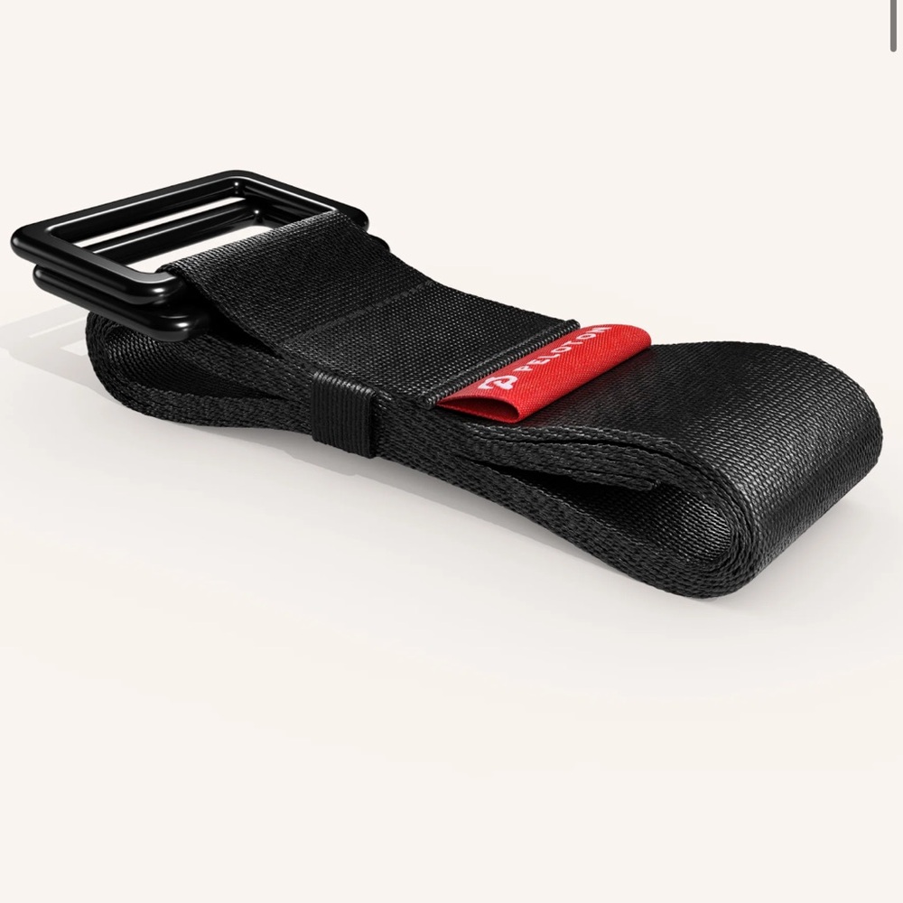 New PELOTON Yoga Strap Size 10'x1.5" Adjustable Nylon Black | exercise work out